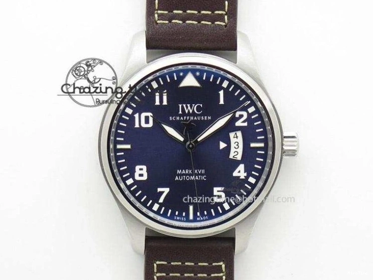 MIROTIME 0821 Classic PILOT IW389001 ZF 1:1 Best Edition Ceramic Case Green Dial on Green Nylon Strap A7750 (Function Same As Genuine) 7160